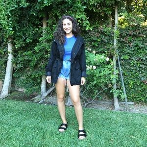 Black Parka Style Jacket